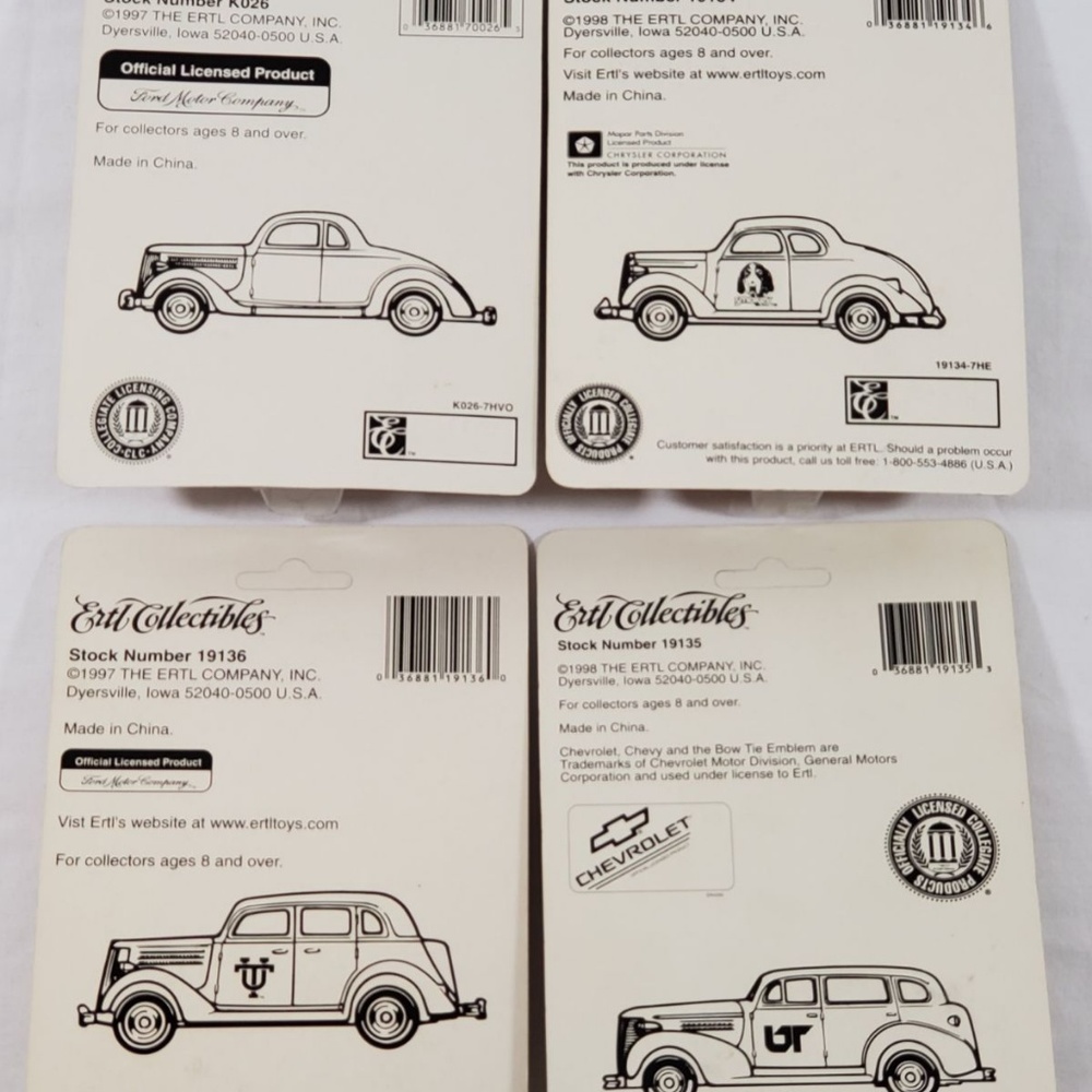 UT Die Cast Limited Edition Set Of 4 - Picture 6 of 6